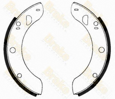 BRAKE ENGINEERING sh2091 -  Комплект тормозных колодок